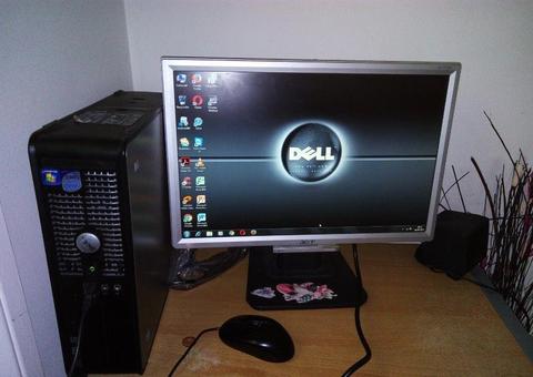 DELL OPTIPLEX DUAL CORE ,WINDOWS7,OFFICE DVD,WIFI,READY TO USE FROM E10 5PW