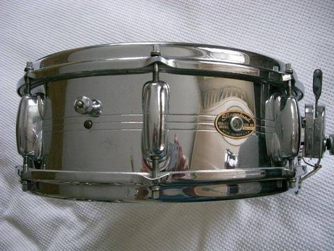 Slingerland 130 Gene Krupa Sound King alloy snare drum 14 x 5