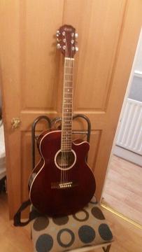 PURDI Acoustic Electric Guitar Sw206ce-tr 6 String Right Handed FULL SIZE