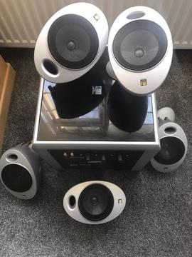 KEF sound surround speaker system