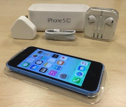 Boxed Blue Apple iPhone 5c 32GB Factory Unlocked Mobile Phone + Warranty