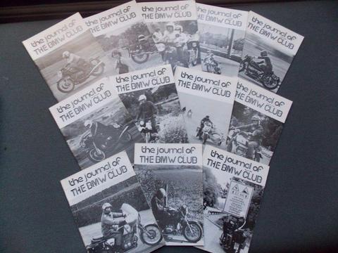 The Journal Of The BMW Club - 12 magazines- 1980 To 1981 - Motorcycling History