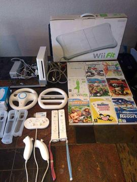 Nintendo wii console fit board bundle massive