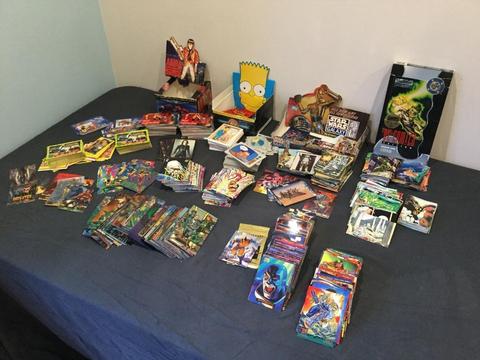 Large Job Lot of American Comic book Trading Cards