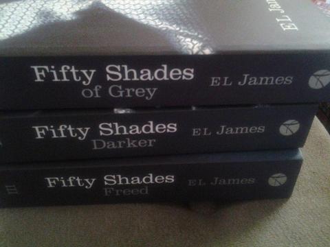 Fifty Shades of Grey Book Set & DVD for sale