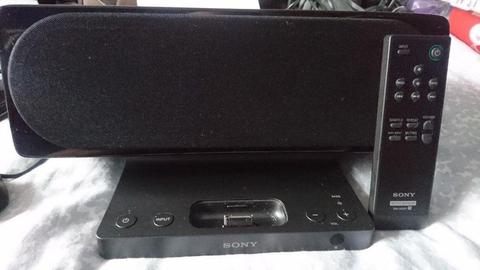 Sony IPOD docking speaker SRS-GU10iP