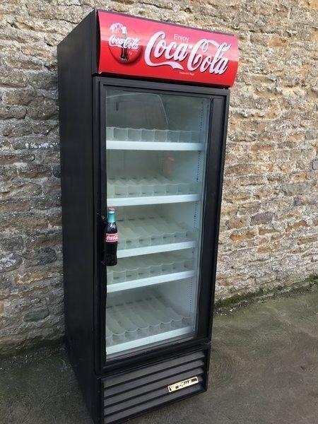 single door coke displey fridge