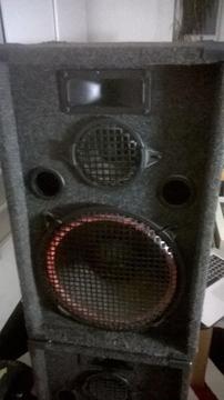 Pair of Tornado passive speakers 60cm tall each excellent central London bargain