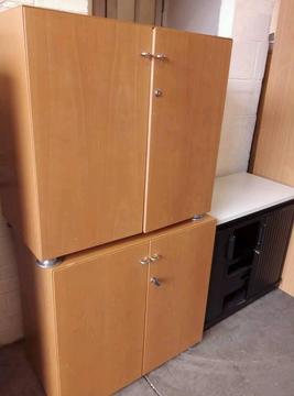 2 door storage cupboards £20 each