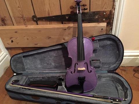 Stentor 1/2 purple violin