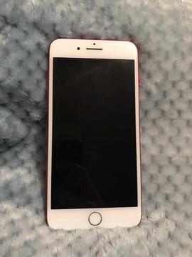 **LOOKING FOR TRADE** unlocked Iphone 7+ Red 128gb