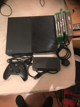 Xbox one 500gb with 7games