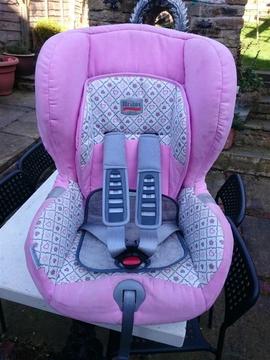 Britax Duo-Plus Candy Hearts, Childs Car Seat. In PINK!