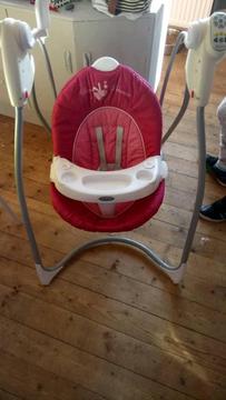 Baby swing chair