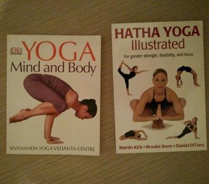 Yoga books, great condition