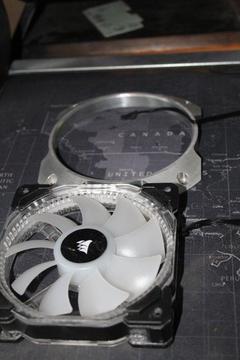 Corsair HD120 RGB fan (no controller or hub) and MNPCTech OVER KILL RING