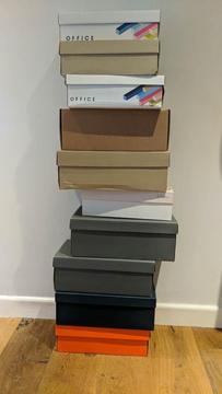 10 good quality shoe boxes