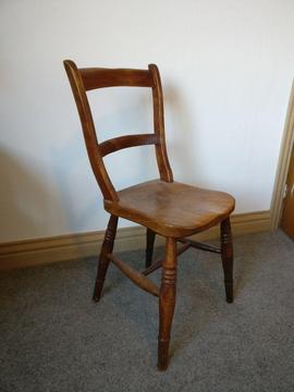 2 x Wooden kid / small adult chairs - good upcyling project