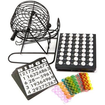 TRADITIONAL BINGO BALL GAME.WIRE CAGE WHEEL,LOTTO GAME IDEAL PUB,CLUB,CHARITY OR HOME USE