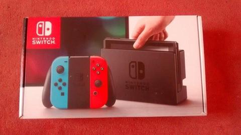 Nintendo Switch 32GB NEON RED BLUE Joy Con Console BRAND NEW PAL UK