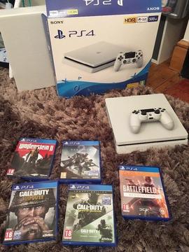 PlayStation 4 while slim with games for swap Xbox one
