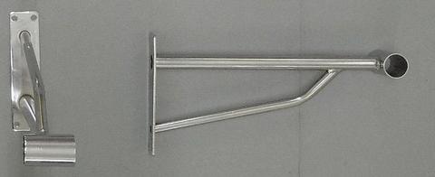 Wall Fixing Hanging Bracket display rail shop fittings, tubing not included