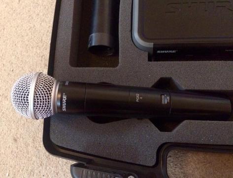 Shure SM58 / PGX2 wireless radio microphone