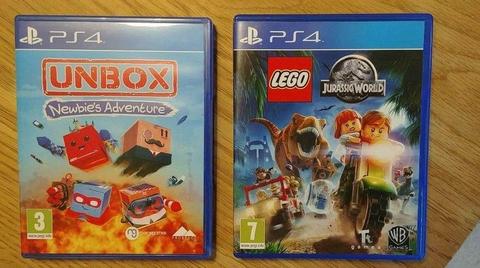 PS4 Lego Jurassic World and Unbox Newbie's Adventure