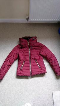 Size small puffa coat