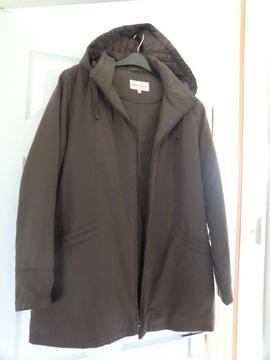 Zipper three quarter length Jacket in Brown EWM classic size 20