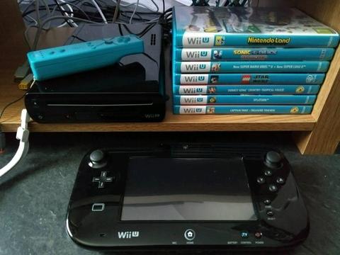 32gb Nintendo Wii u with 8 games swap ps4 or sell