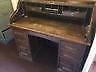Antique oak roll top desk. Much loved and used family heirloom. Collection only