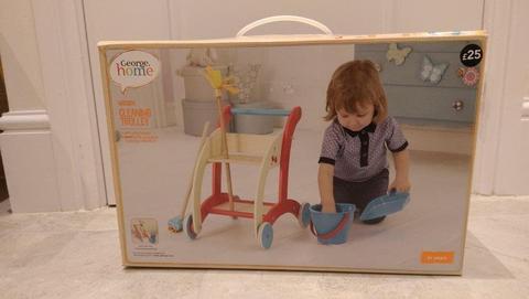 Kids Wooden cleaning Trolley - £10 (brand new)