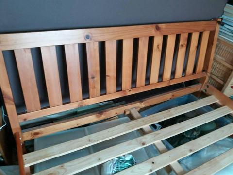 Superking pine bed frame
