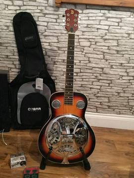 Resonator guitar with accessories