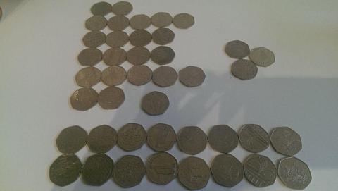 Collectable 50p Coins
