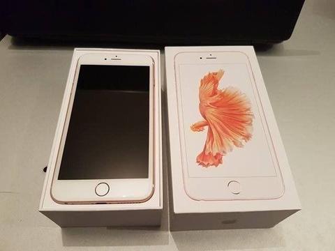 iPHONE 6S UNLOCKED ROSE GOLD iOS 9.3.5 MINT FULLY BOXED 16 GB ONLY £190