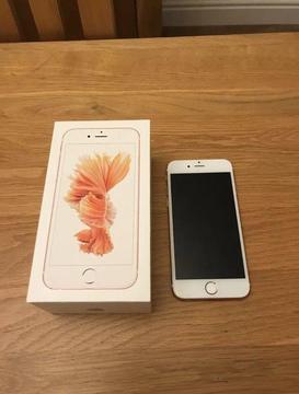 iPhone 6s 32GB rose gold with apple warranty