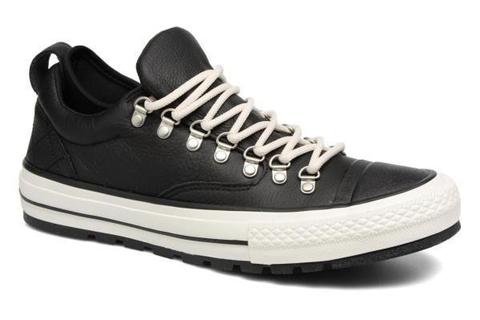 *******Converse All Star Descent Mens Black Quilted Leather Trainers rrp£70