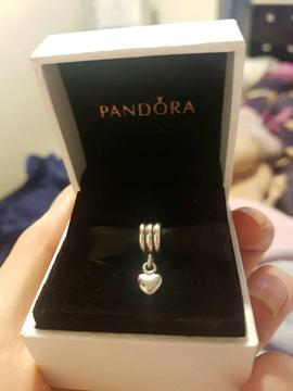 Pandora love heart pendant