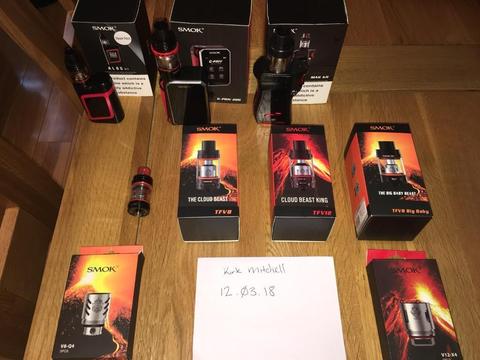 Various Mods for sale or will swap for coil master or geek vape 521