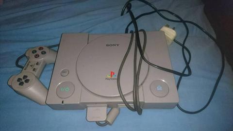 PlayStation 1 with 3 games