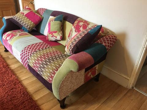DFS kitty patch 3seater sofa