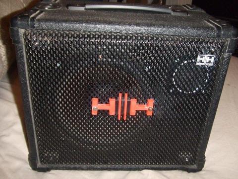 H and H small 8 inch speaker cab 8 ohm 30 watts rms