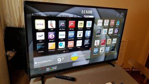LUXOR 55-inch Smart 4K LED TV,built in Wifi,Freeview PLAY ,Netflix, Fully Working