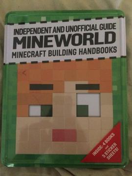 Minecraft mineworld building handbooks collectors PS4 Xbox one
