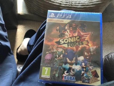 New sealed limited edition PS4 game sonic forces bargain £30