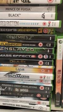 Xbox 360 games £4 each or 3 for £10