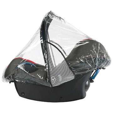 maxi-cosi car seat with rain cover and footmuff