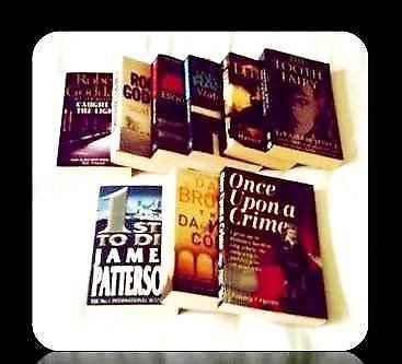 CRIME BOOKS - (9) - PAPERBACK - FOR SALE